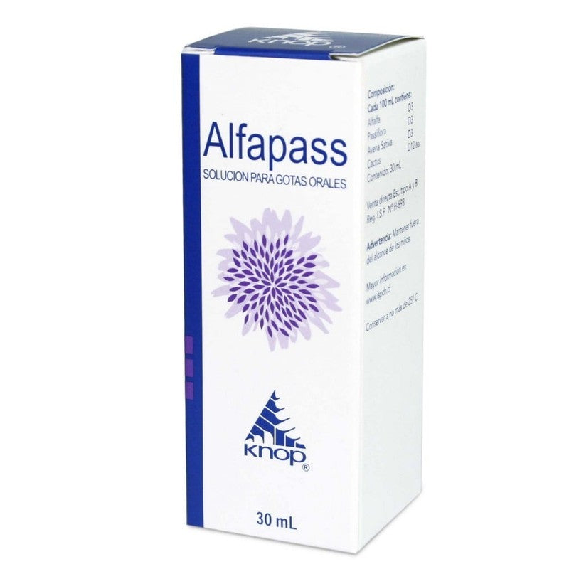 Passiflora Cmpt Gotas x 30 ml Knop (Passiflora / Alfalfa / Avena Sativa / Coffea)