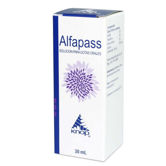Passiflora Cmpt Gotas x 30 ml Knop (Passiflora / Alfalfa / Avena Sativa / Coffea)