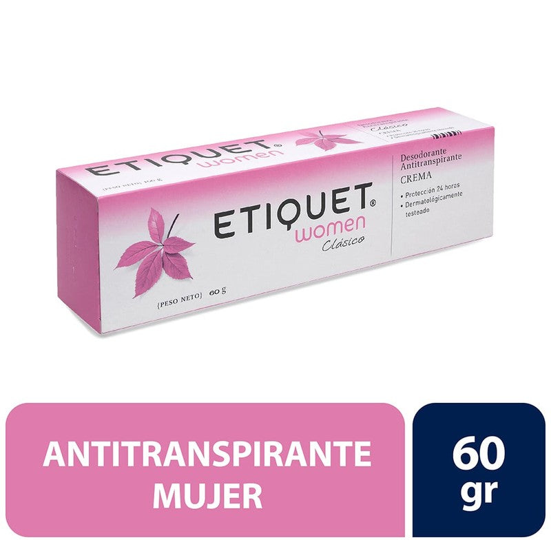 Etiquet Desodorante Crema Women Clasico x 60 Gr (Desodorantes)
