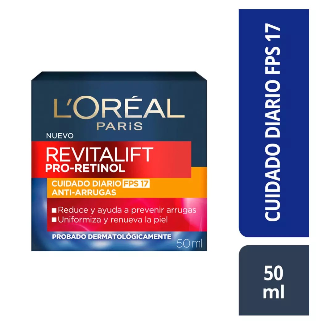 Loreal Revitalif Crema Dia Pro-Retinol x 50 ml