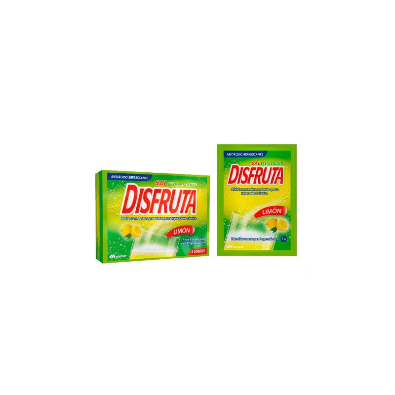 Disfruta Limon Sobres x 5 (Acido Citrico/Bicarbonato)