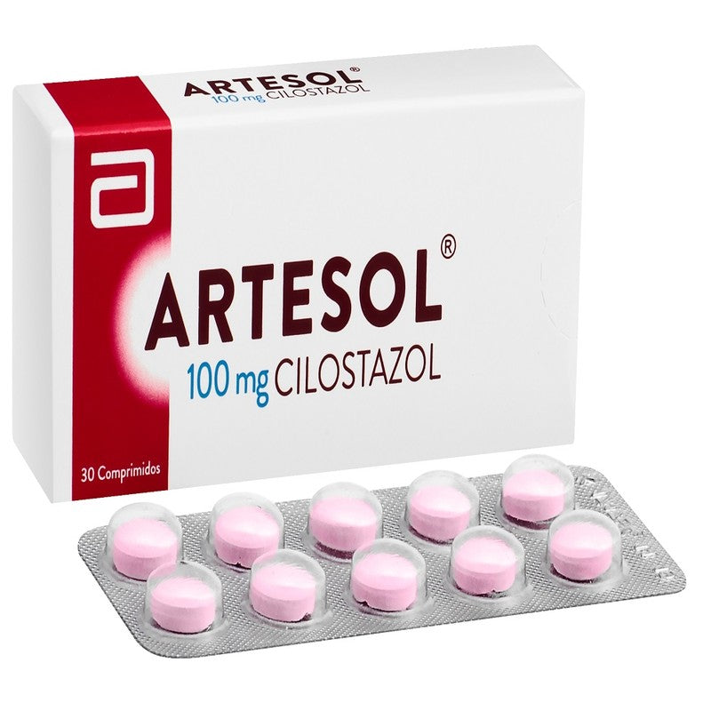 Artesol Comprimidos 100 mg x 30 (Cilostazol)