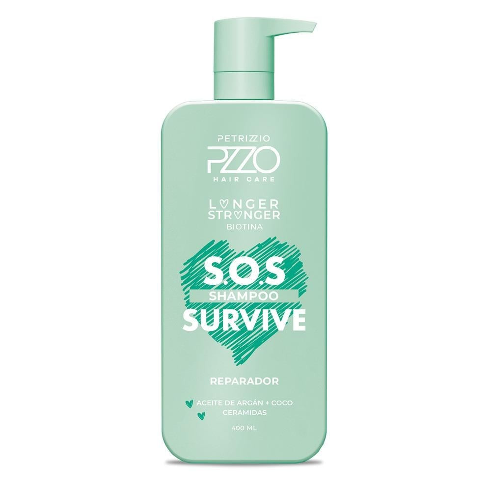Petrizzio Shampoo Reparador Sos Survive x 400 ml