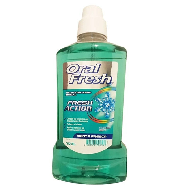 Oralfresh Menta Fresca Solución x 710 ml (Enjuagues Bucales)