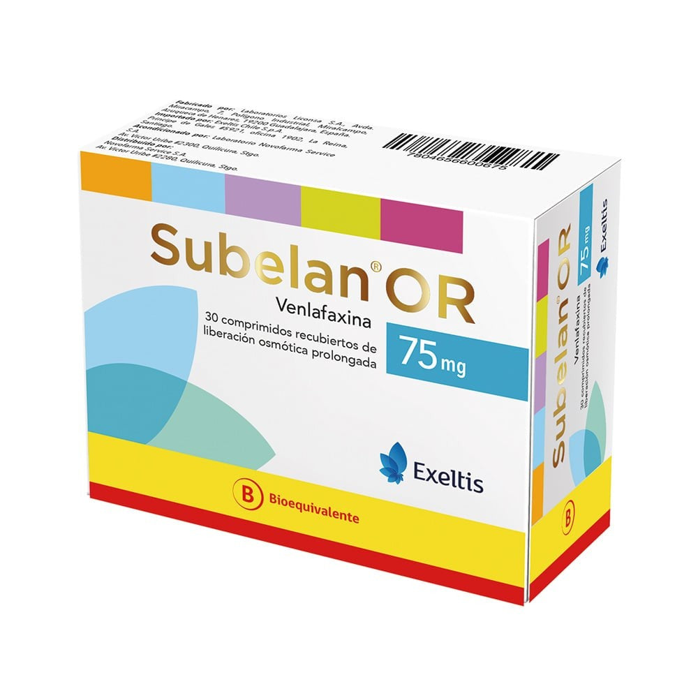 Subelan Or Comprimidos 75 mg x 30