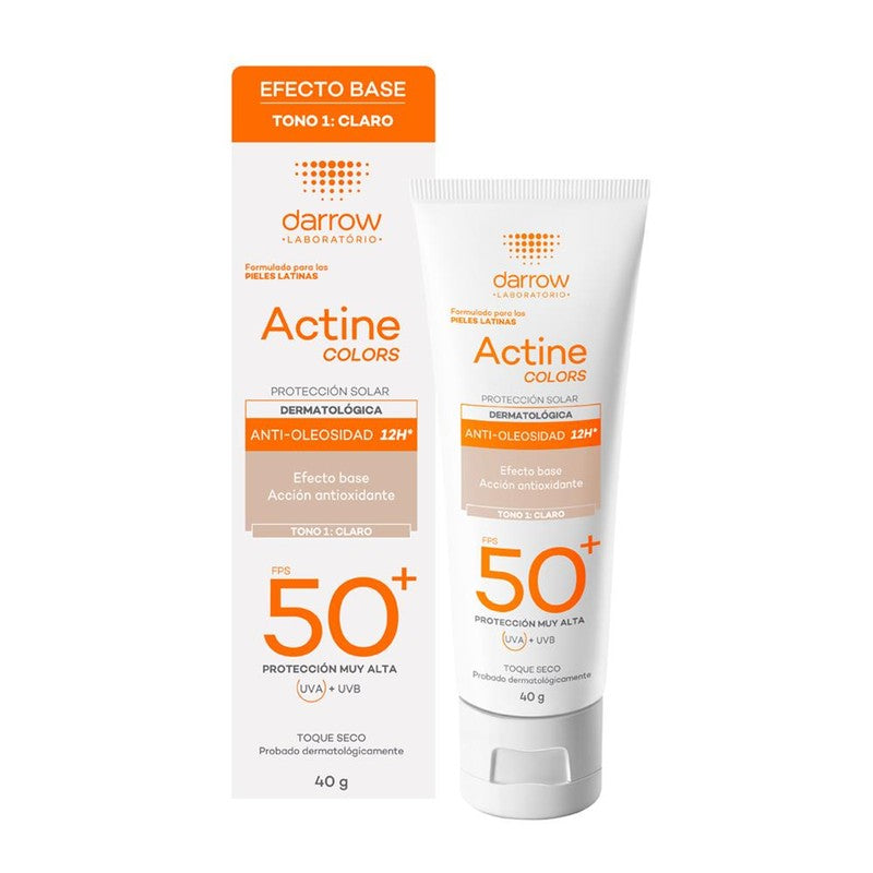 Darrow Actine Colors Spf 50 Claro 40 ml
