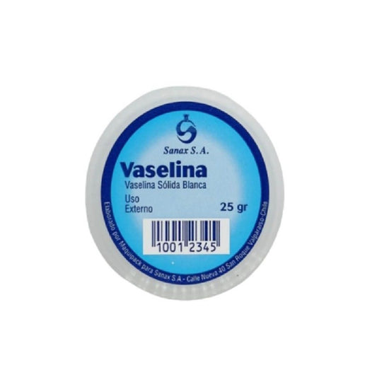 Vaselina Solida Blanca x 25 Gr Sanax