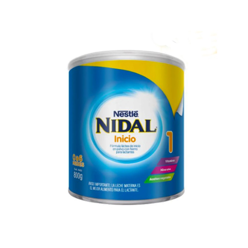 Nidal 1 Inicio 0 A 6 Metros Polvo x 800 Gr (Leches Y Formulas)