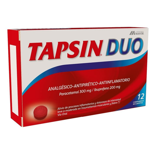 Tapsin Duo Comprimidos x 180 (Ibuprofeno+Paracetamol)