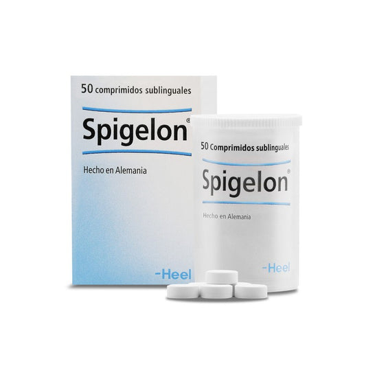 Spigelon Comprimidos x 50 Heel (Spigelon / Spigelia Anthelmia / Atropa Belladonna / Bryonia Cretina / Gelsemium Sempervirens / Melilotus Officinalis / Natrium Carbonicum / Acidum Silicicum)