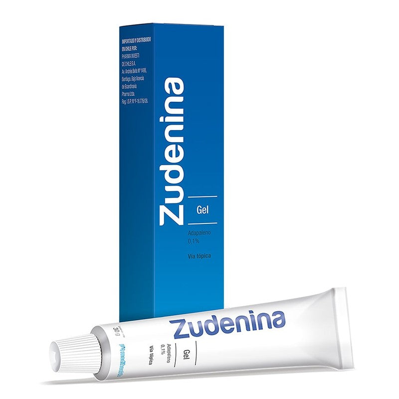 Zudenina Gel 0,1% 30Gr (Adapaleno / Peroxido De Benzoilo)