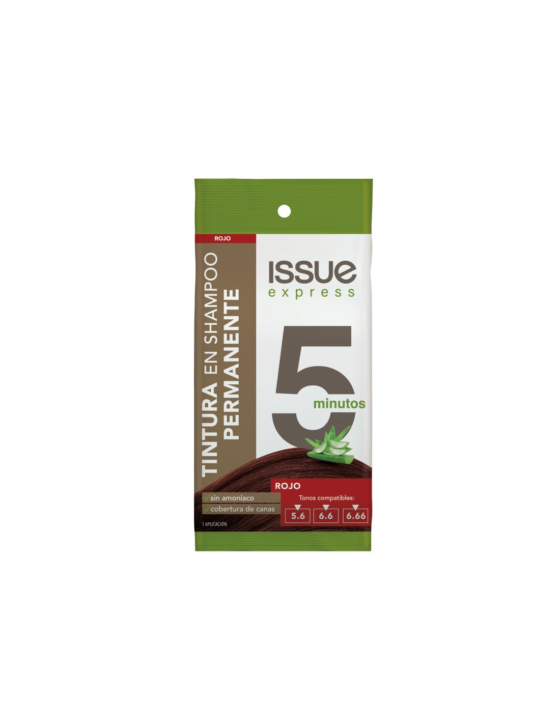 Issue Color Express Tintura Shampoo 5 Min Rojo