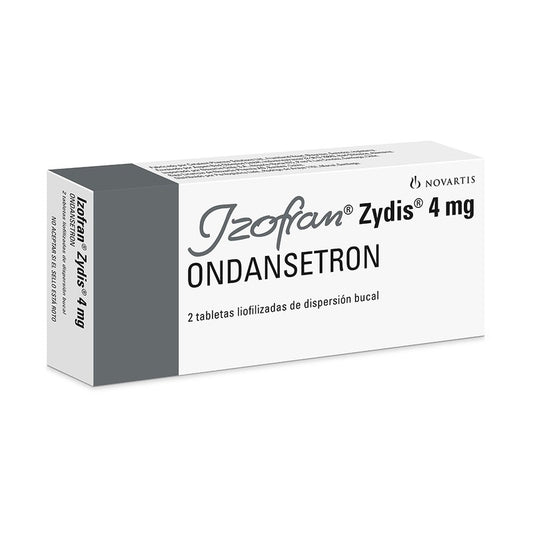 Izofran Zydis Tabletas 4 mg x 2 Sandoz (Ondansetron)