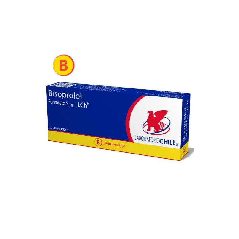 Bisoprolol Comprimidos 5 mg x 30 Chile