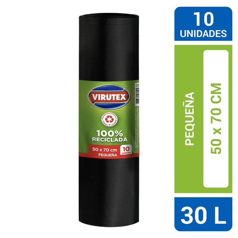 Virutex Bolsas De Basura Biorollo 50X70 10 Unidades