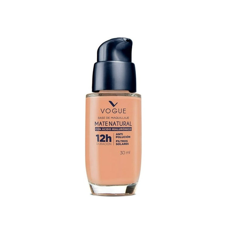 Vogue Base Maquillaje Mate Natural Acido Hia x 30 ml (Maquillaje Y Accesorios)