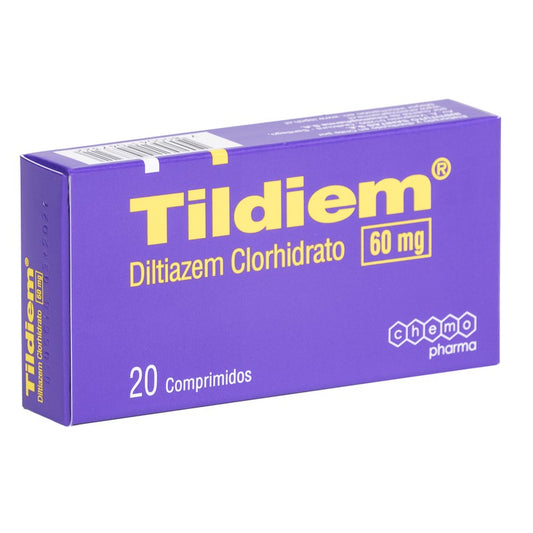 Tildiem Comprimidos 60 mg x 20 (Diltiazem)