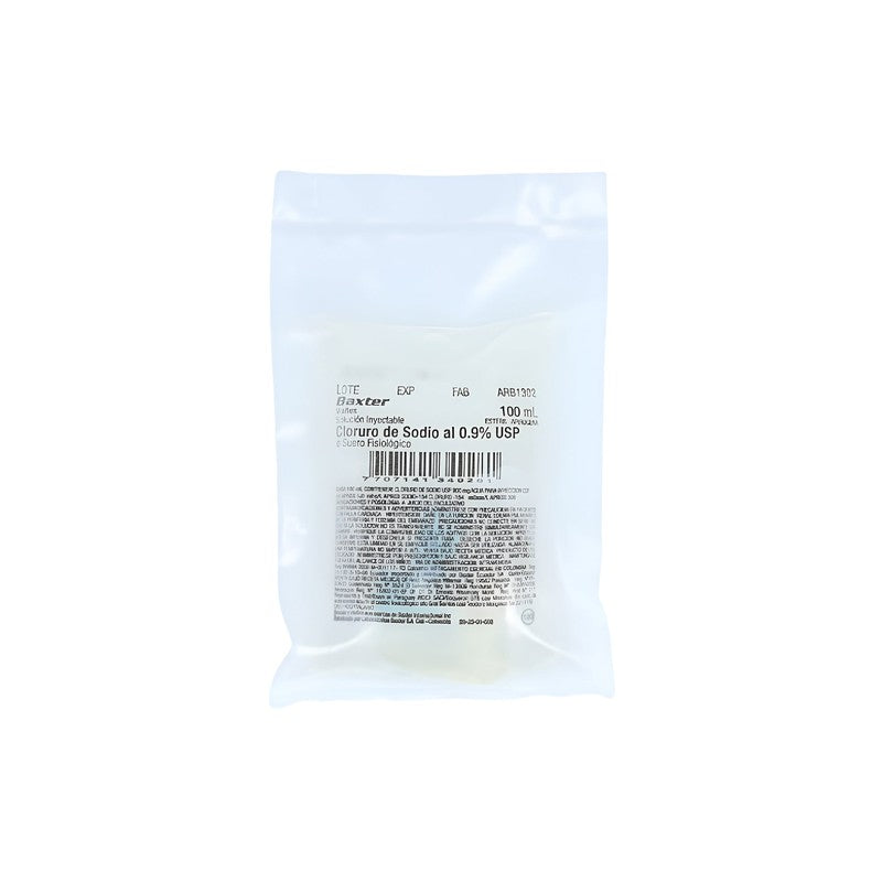 Cloruro De Sodio 0,9% x 100 ml Bolsa Baxter ( Caja x 100)