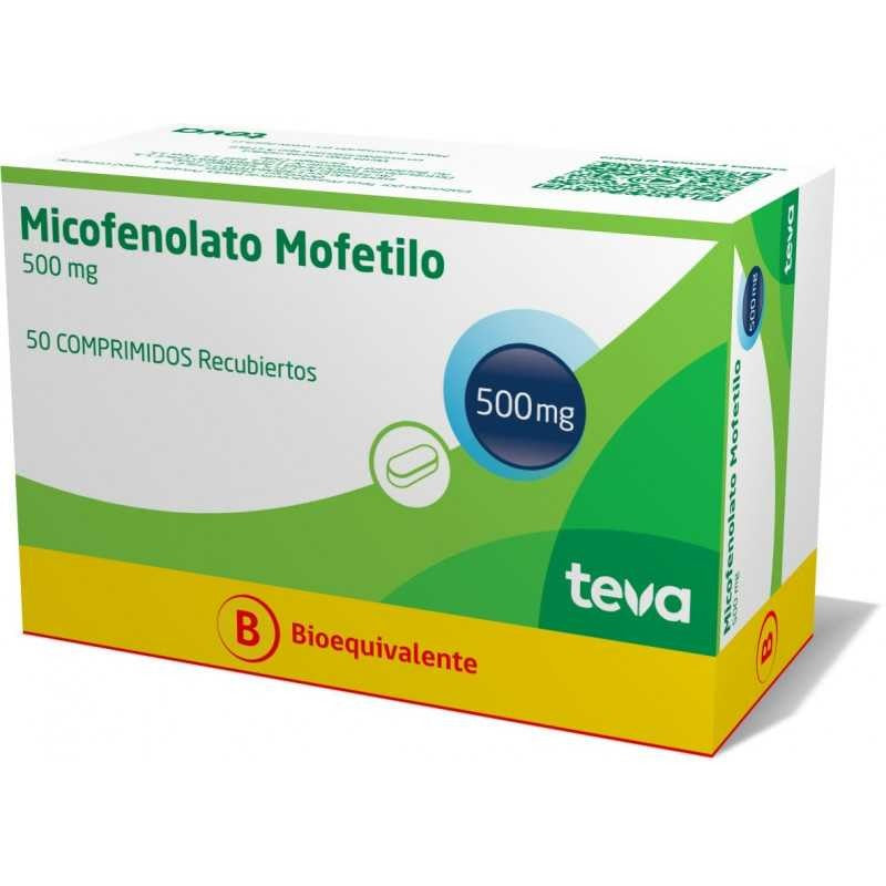 Micofenolato Comprimidos 500 mg x 50 Chile