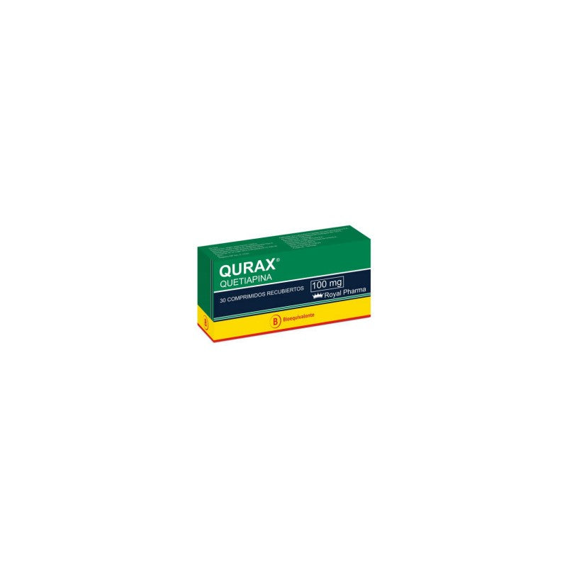 Qurax Comprimidos 100 mg x 30 (Quetiapina)