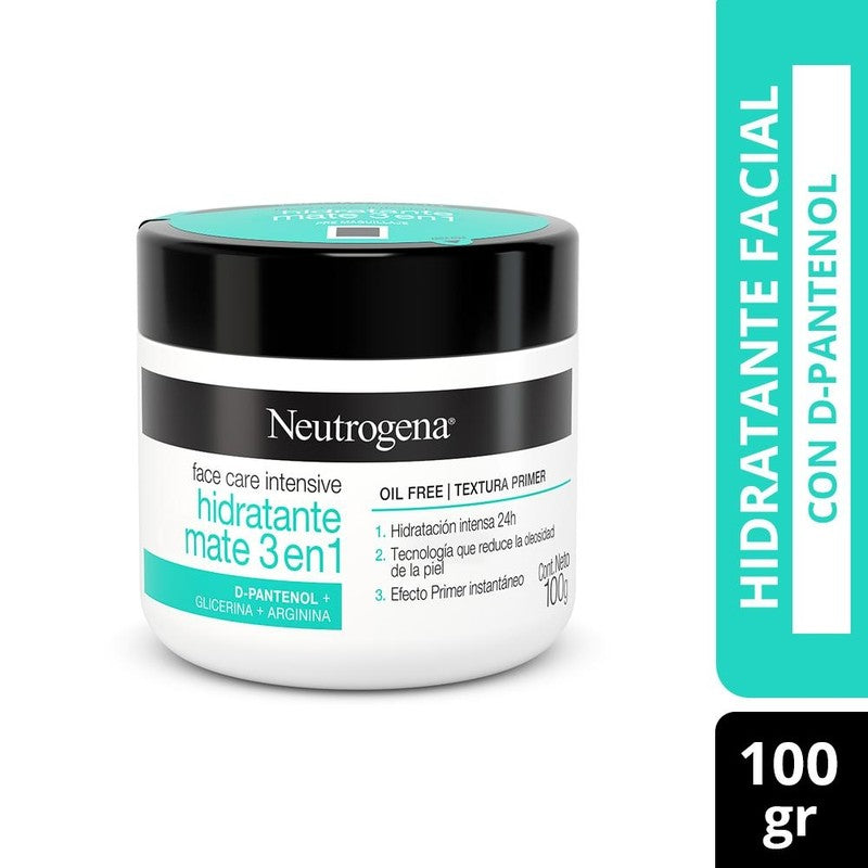 Neutrogena Crema Facial Care Intensive 3 En 1 x 100G (Cuidado Facial)