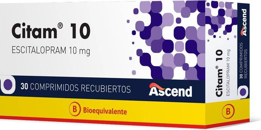 Citam Comprimidos 10 mg x 30 (Escitalopram)