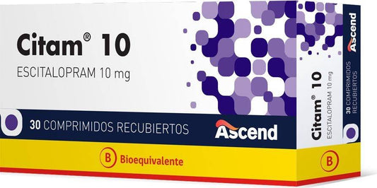 Citam Comprimidos 10 mg x 30 (Escitalopram)