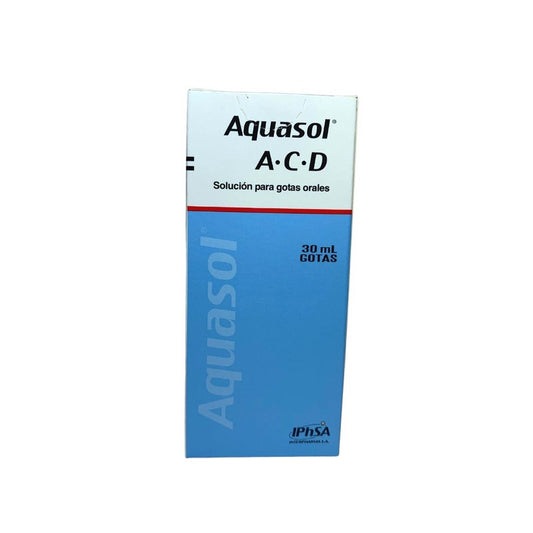 Aquasol Acd Gotas x 30 ml (Vitamina A+ Vitamina C+ Vitamina D)