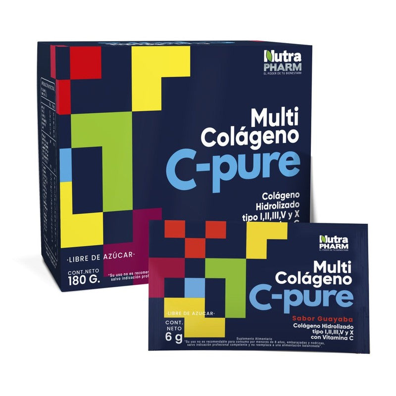Multicolageno C Pure Sobres x 30 (Colageno + Vitamina C)
