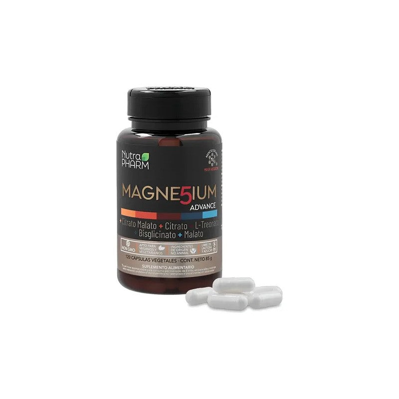 Magnesium 5 Advance Cápsulas x 120 Unidades Nutrapharm