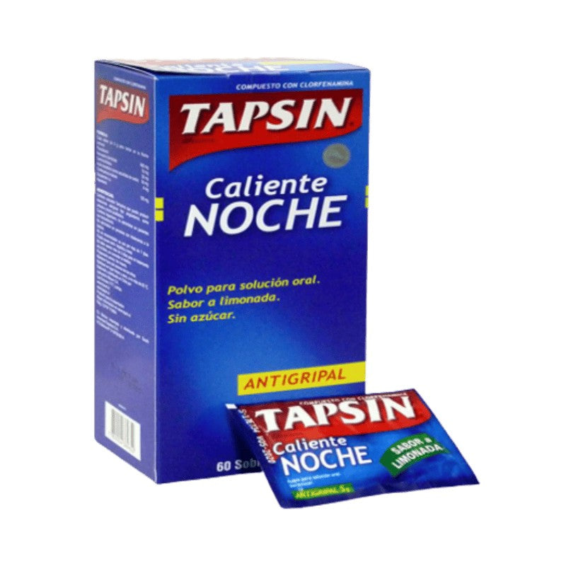 Tapsin Caliente Dia Sobres x 60 (Parac/Cafeina/Vit C/Noscap/Clorfen)