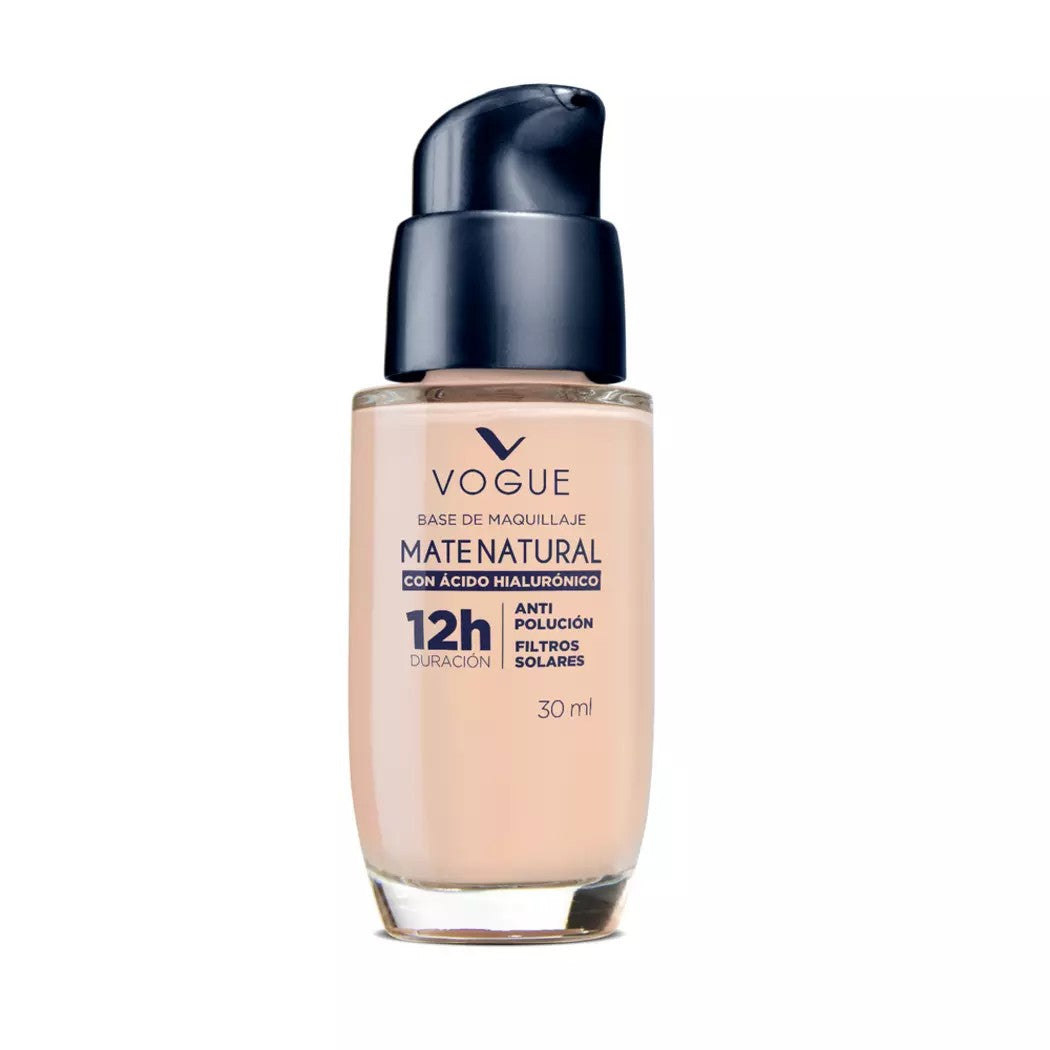 Vogue Base Maquillaje Mate Natural Acido Hia Arena x 30 ml (Maquillaje Y Accesorios)