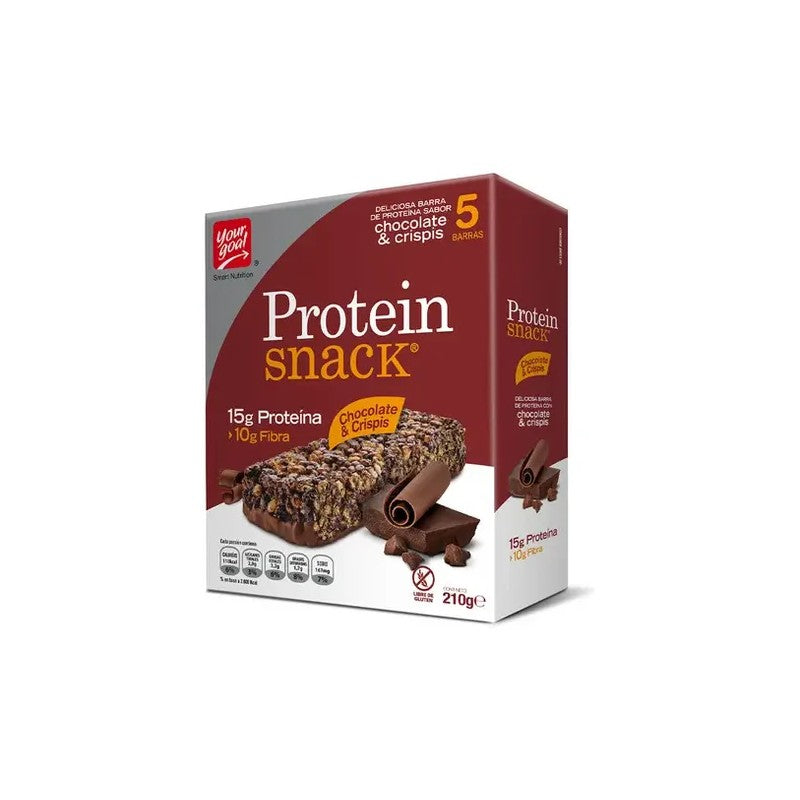Protein Snack Chocolate & Crispis x 5 Unidades