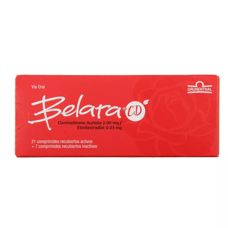 Belara Cd Comprimidos x 28 (Clormadinona/Etinilestradiol)