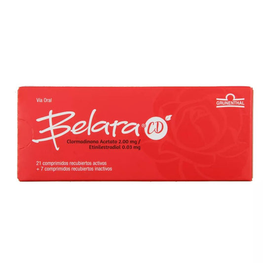 Belara Cd Comprimidos x 28 (Clormadinona/Etinilestradiol)