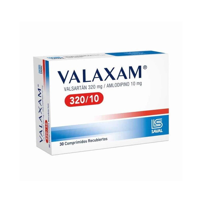 Valaxam Comprimidos 320/10 mg x 30 (Valsartan/Amlodipino)