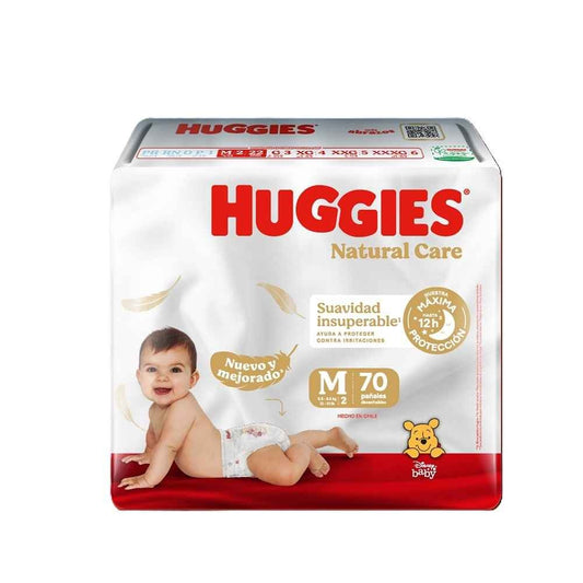 Huggies Natural Care Metros x 70 Unidades