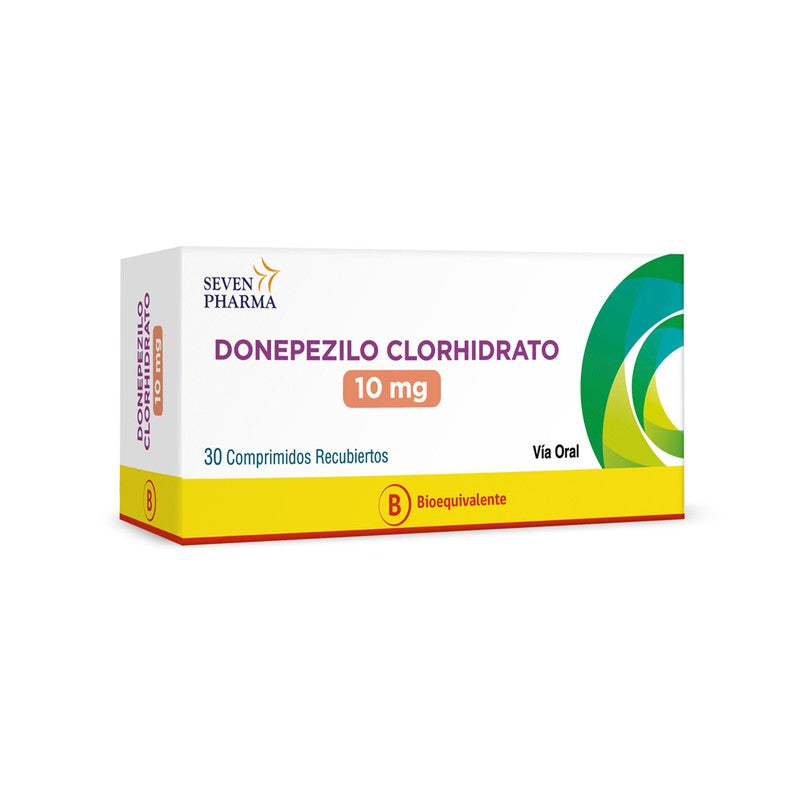 Donepecilo 10 mg Comprimidos x 30 Seven Ph