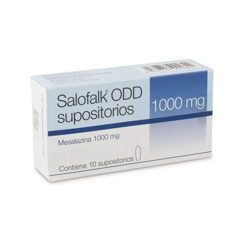 Salofalk Odd Supositorio 1000 mg x 10 (Mesalazina)