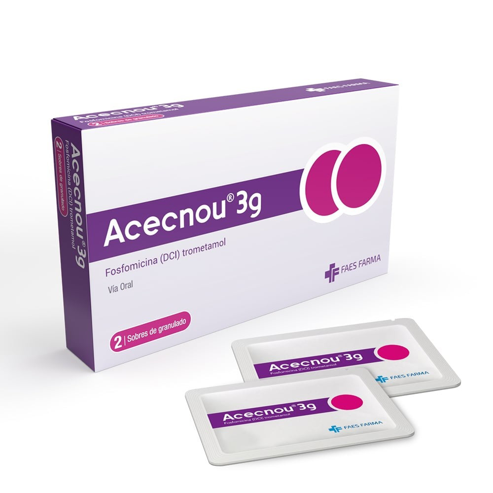 Acecnou Sobres 3 Gr x 2 (Fosfomicina)
