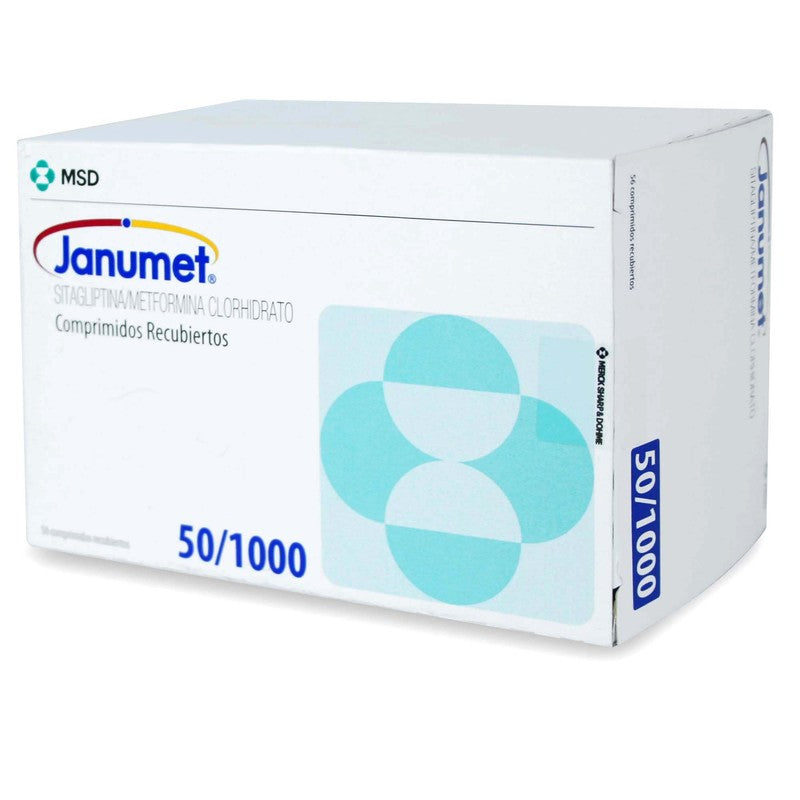 Sitareddys Comprimidos 50 +1000 mg x 56 (Sitagliptina/Metfomina)