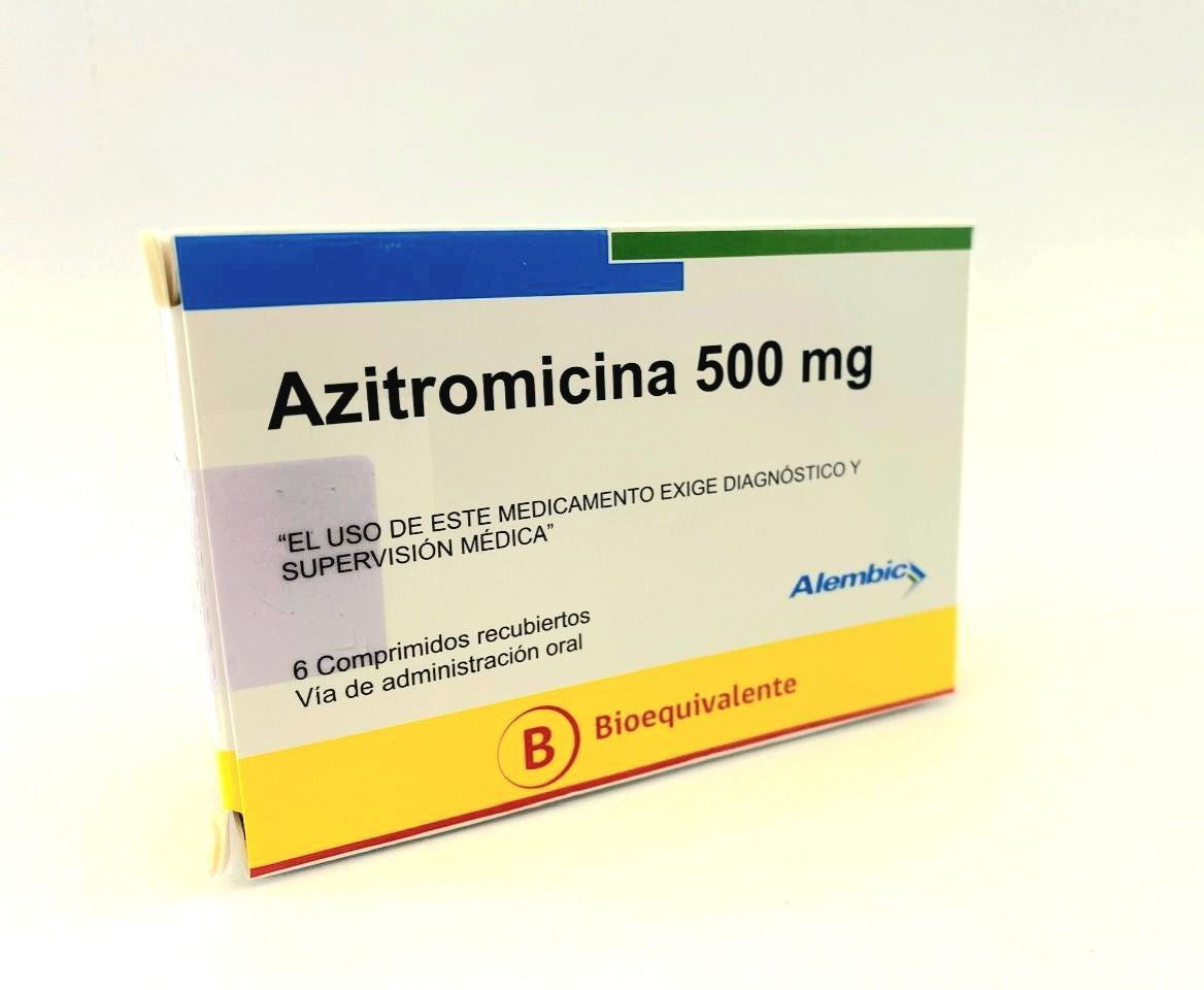 Azitromicina Comprimidos 500 mg x 6 Alembic