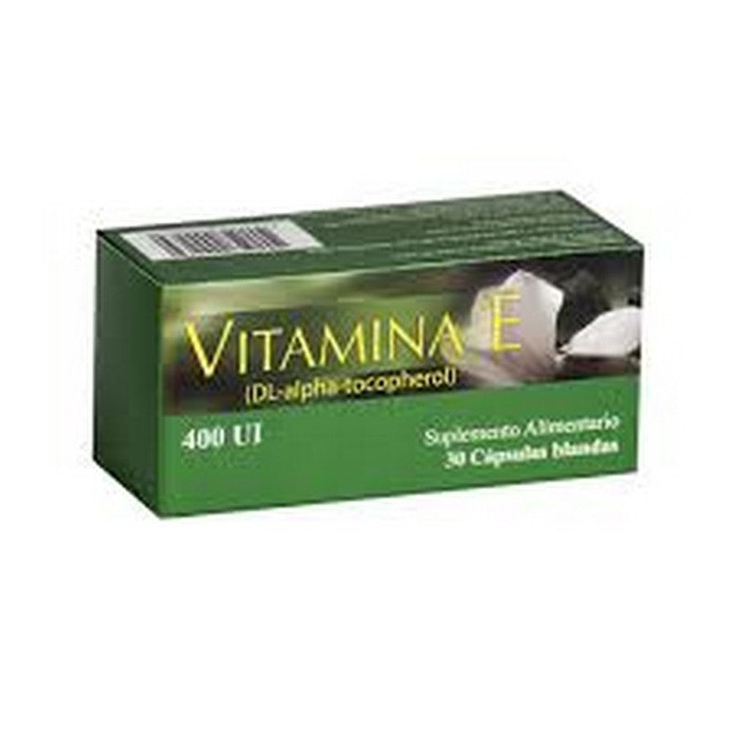 Vitamina E Cápsulas Bland 400 mg x 100 Green Med