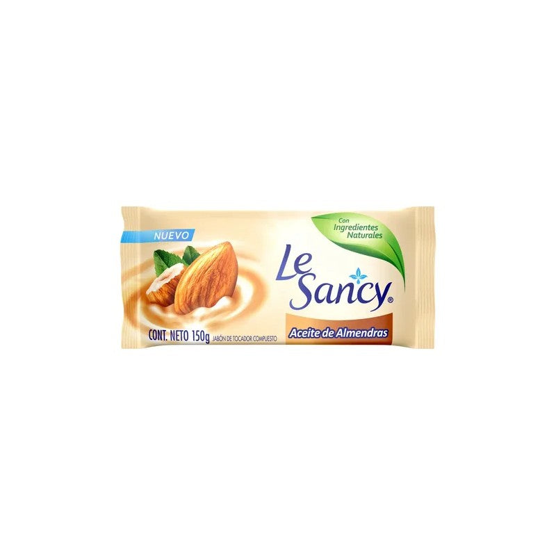 Le Sancy Jab Aceite Almenda 150 Gr x 2 (Jabon Barra)
