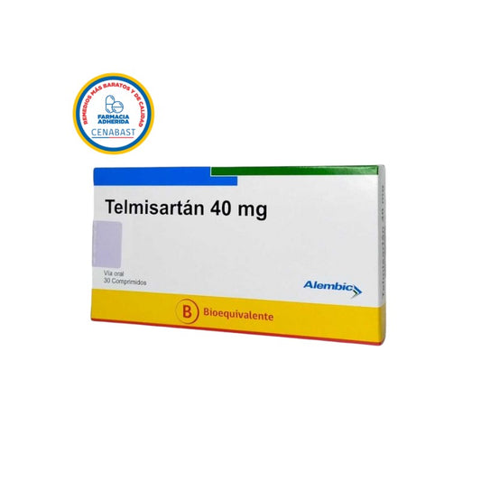 Telmisartan Comprimidos 40 x 30 Alembic