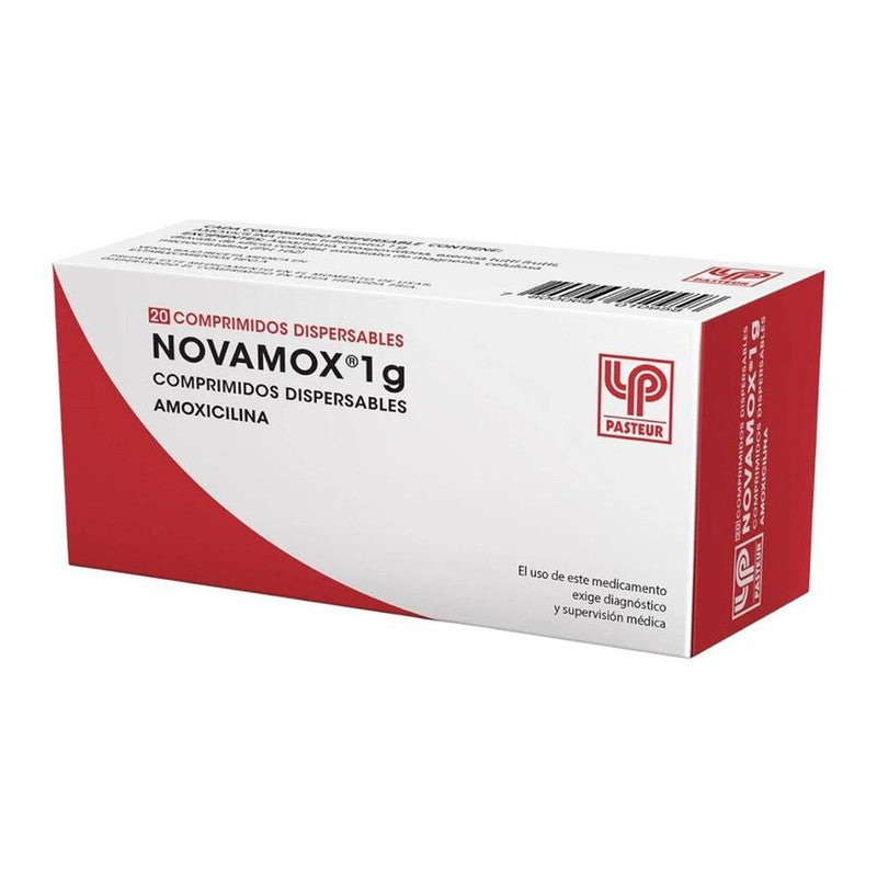 Novamox Comprimidos 1 Gr x 20 (Amoxicilina)