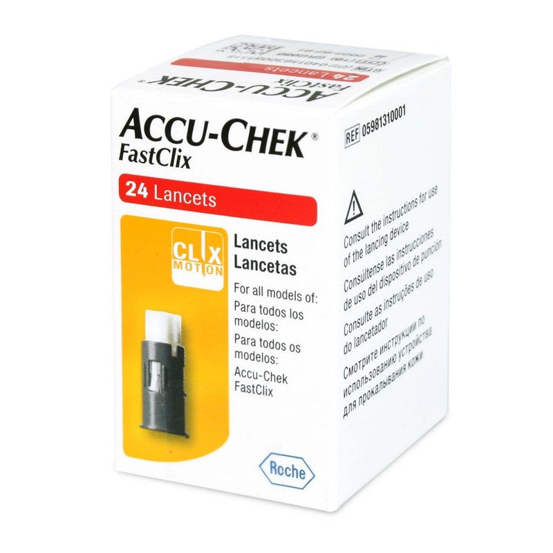 Accu-Chek Fastclik 24 Lancets (Lancetas)