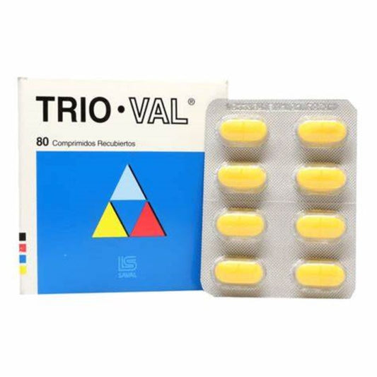 Trio Val Comprimidos x 80 (Paracetamol/Pseudoefedrina/Clorfenamina)
