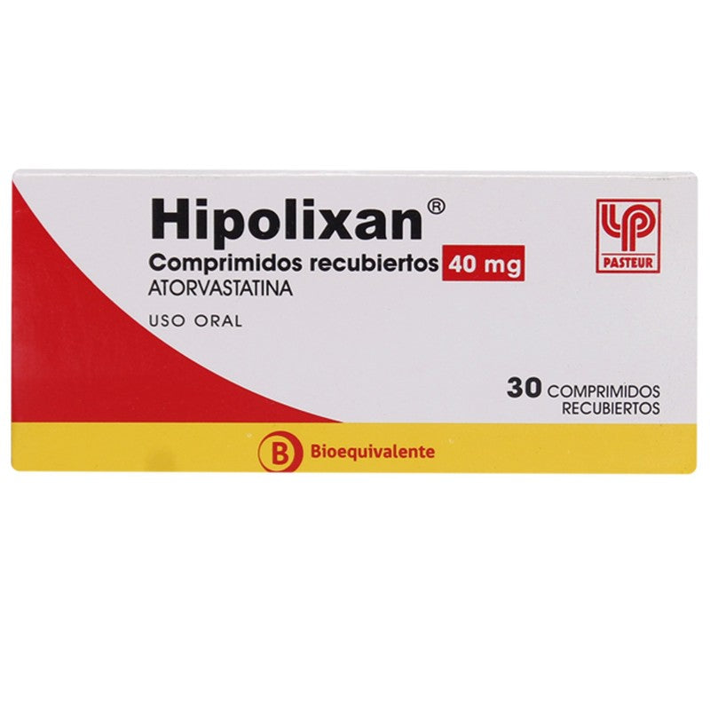 Hipolixan Comprimidos 40 mg x 30 Atorvastatina