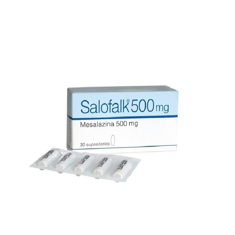 Salofalk Supositorio 500 mg x 30 (Mesalazina)